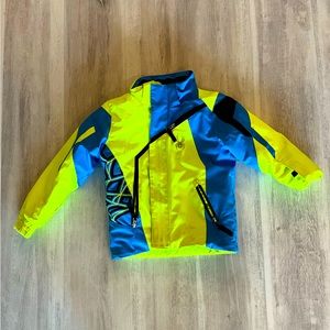 Kids size 3 spyder ski jacket. No hood